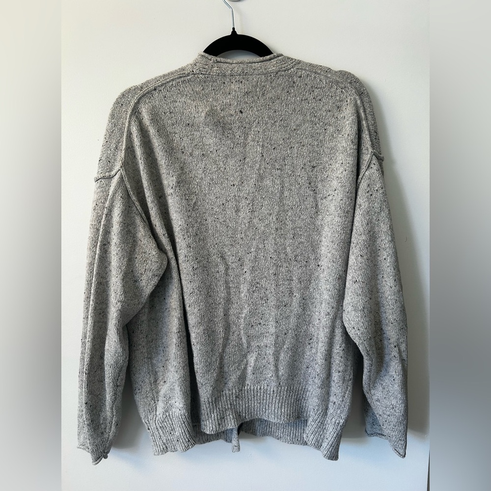 Universal Thread Speckled Gray Knit Oversized Cardigan - Picture 6 of 8